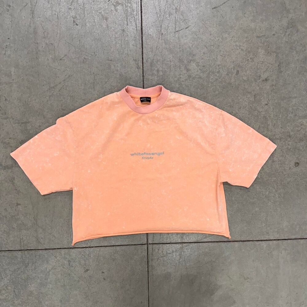 White-fox-boutique Women's Orange T-shirt